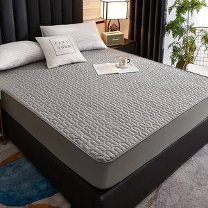 Mattress Pad Home Waterproof Bed Cover Stretch Breathable For Bedroom Living Room Cartoon Protect0 180x200 231011