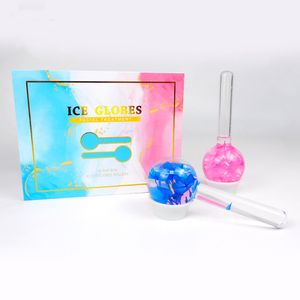 Ice Globes for Facials Quality Glass Cryo Sticks Cold Roller Ball for Massage Face Eyes Neck Beauty Skin Care for Puffiness & Wrinkles