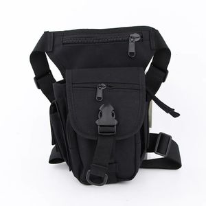 Outdoor-Taschen Nylon Wasserdichte Militärische Taktische Tasche Bein Tasche Für Frauen Fanny Oberschenkel Pack Motorrad Taille Pack Outdoor Sport Fahrt Taille Tasche 231011