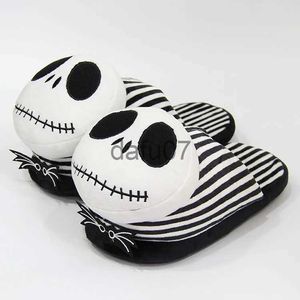 Slippers 28cm The Nightmare Jack Skellington Plush Shoes Home House Winter Slippers Stuffed Toy Adult Gift x1011