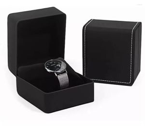 Watch Boxes Men's And Women's Multi Slot Leather Case Storage Box Jewelry Organizer Gift