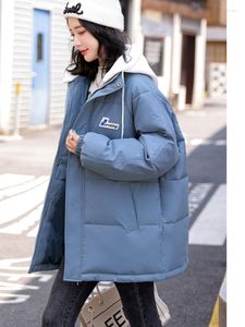 Women's Trench Coats Winter Jacket Women Coat Hat Removable Hooded Womens Loose Big Yards Red 8018S