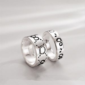 Skull Stainless Steel Band Ring Classic Women Couple Party Wedding Jewelry Men Punk Rings Size 5-112569