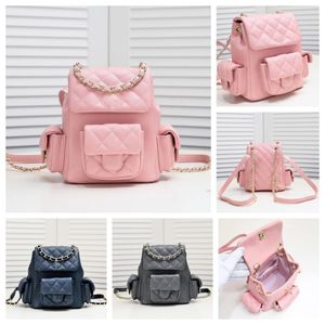 Designers small schoolbag Mini Size Children's Bookbags School Bags Channel bag Purse Leather duffel bag Ladies Casual Travel Backpack shoulder schoolbag