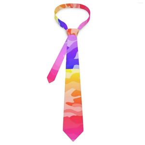 Papillon con stampa mimetica cravatta rosa mimetica personalizzata collo fai da te colletto casual classico per accessori per cravatte da lavoro per adulti