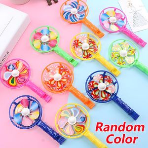 Party Favor 15/20st Söt visselpipan Windmill Noise Maker Bulk Toys For Kids Birthday Baby Boys Girls Carnival