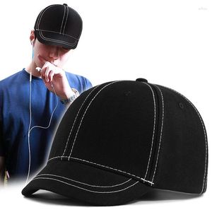 Bollkåpor stor storlek baseball mössa man vår sommar och höst bomull snapback hatt stora huvud män plus sport 58-60 cm 60-68 cm