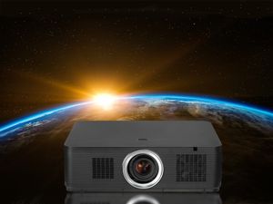 Flyin 10000 Lumens Mapeamento 3D 4K Externo Alto Brilho Tecnologia de Exibição de Vídeo Publicidade Projetor Laser 3LCD com Alto-falante