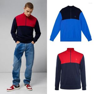 Men's Sweaters "Chic High-end Knit - On-trend Color Block Designs Everyday Casual Korean Pullovers -selling Brands!"