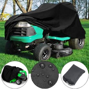 Dammtäcke All-Purpose 10 Size Lawn Tractor Mower Machine Damm Cover Garden utomhus Rain Sun Protective Waterproof 210d Oxford Tyg 231007