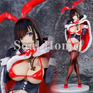 Maskot Kostümleri Maskot Kostümleri 29.5cm Anime Yerli Pembe Noel Tavşanı 1/6 Seksi Kız Heykelcik PVC Aksiyon Figürleri Hentai Koleksiyon Model Bebek Oyuncakları Hediye