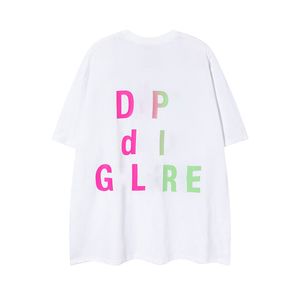 Designer Galleries Herr T-shirt Depts Womens Tshirts Grafisk tee handmålad ins stänk bokstav rund hals t-shirts kläder ts1q