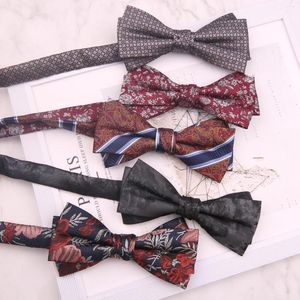 Bow Ties High Quality Tie For Mens Suits Wedding Party Bowties Grooms Tuxedos Male Gravata Borboleta Gentlemen Slim Black Cravat