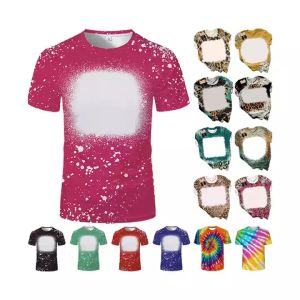 Multi Designs S-5XL Sublimação Branqueada Camisetas Para DIY Impressão Fontes de Festa Manga Curta Unissex Adultos Crianças Camisas de Transferência de Calor Tees Tops i1020