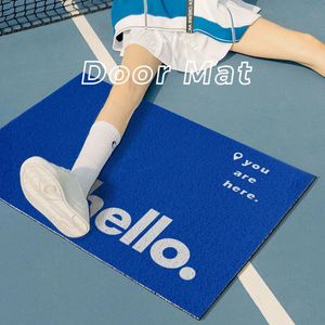 Carpet Porch Creative Design Door Mat Carpet PVC Anti-slip Mat Silk Loop Can Be Cut Custom Home Mat Carpet Small Size Entrance Door Mat 231010