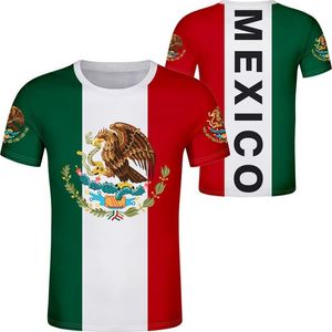 DIE VEREINIGTEN STAATEN VON MEXIKO, T-Shirt-Logo, individueller Name, Nummer, Mex-T-Shirt, Nationalflagge, Mx, spanischer mexikanischer Druck, PO-Kleidung283I