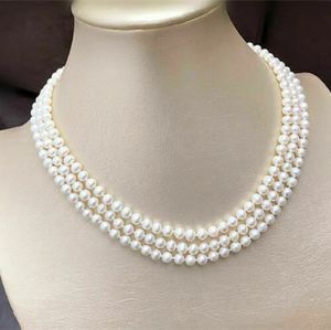 Charms AAAAA South China Sea White Pearl Necklace 17 