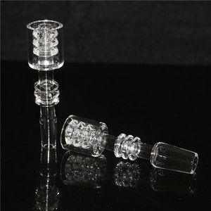 10mm 14mm masculino diamante nó quartzo prego para néctar quartzo dab palha tubo dicas de gotejamento queimador de óleo de vidro tubo coletores de cinzas