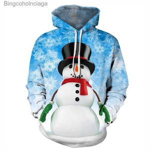 Women's Hoodies Sweatshirts 2023 Christmas Hooded Sweater New Year Gift Party Cos Hoodie Men's Hoodie Reindeer Women's Sweater Anime Clothes Haikyuu HoodieL231011