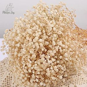 Decorative Flowers Natural Gypsophile Dried Flower Wedding Decoration Arrangement Baby Breath Preserved Bouquet Home Christmas Garden Decor