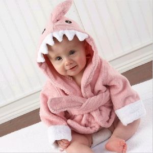 Pajamas 2-6 year Baby Robe Cartoon Hoodies Girl Boys Sleepwear Good Quality Bath Towels Kids Soft Bathrobe Pajamas Children's Clothing 231006