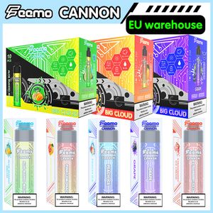 Стартовый комплект испарителя Vape, доставка по Германии, Feemo Cannon, одноразовая электронная сигарета, 0,5 Ом, оптовая цена с большим облаком, горячая распродажа с 0,8% никеля для электронных сигарет