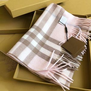女性のためのピンクスカーフ冬のデザイナー男性ファッションレディースパシュミナストライプ長いスカーフo唯一の高品質のスカーフ