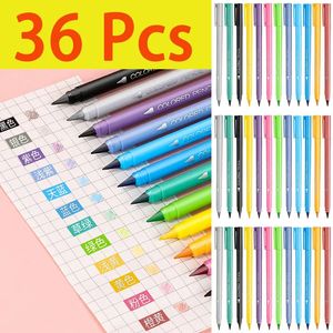 Crayon 36Pcs 12 Colors Infinity Pencils No Sharpening Student Painting Erasable Art Stationery 231010