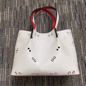 Luksusowy projektant Paloma Bag Nowa damska torba na ramię Nit Modna Czerwona Europejska American Torba Klasyczna listu Crossbody Bag torebka