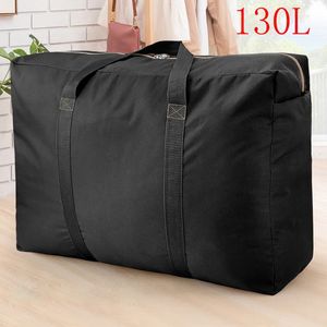 Duffel Bags Thicken Portable Travel Clothes Storage Zipper Waterproof Designer Luggage Bag Moving House Hand Moisture Proof Package 231011