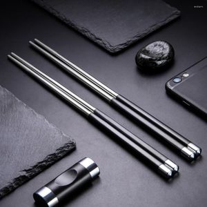 Chopsticks Metal Bright-colored Grade Anti-rust Patchwork Color Stainless Steel Anti-fade