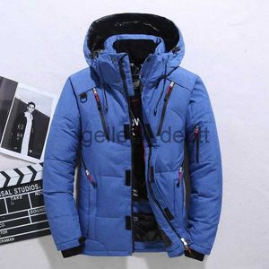 Daunenparkas für Herren, 2023, neue Winter-Daunenjacke mit weißer Ente, Herren-Parkas, Outdoor-Kapuzenmantel, lässiger Windjacke, dicker warmer Schneemantel, übergroße Oberbekleidung J231010