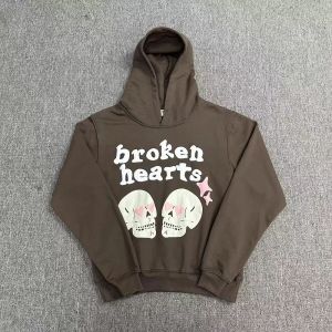 Trasiga planet män hoodie mens tracksuits designer tröja kostym mode tröja ren bomullsbrevtryckt älskare samma kläder