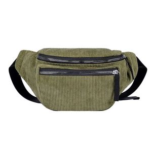 Outdoor Bags Ladies Designer Canvas Fanny Pack Fashion Street Money Banana Phone Chest Bag Bum Belt Bags Women Corduroy Waist Bag 231011