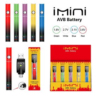 Ön ısıtma 510 Pil 380mAh Değişken Voltaj Pil Şarj Cihazı Vape Kalem Pil