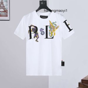 PB Plein Philipps pp URSO JERSEY T-SHIRT PESCOÇO REDONDO SS TATTOO Homens camisetas Crânios de strass Tees Mens Camisetas Clássico de alta qualidade Top 16588 52P4