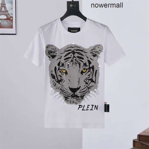 Tshirt Plein Philipps pp BEAR Casual T SHIRT Mens Designer Streetwear Tshirts Rhinestone Skull Men T-shirts Top282e Classical High Quality Hip Hop VQV5