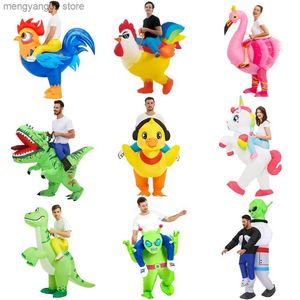 Tema kostym het anime dinosaurie tabell come party maskot alien kommer kostym disfraz cosplay halloween kommer för vuxna barnklänning t231011