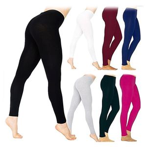 Women's Leggings Women High Waist Stretch Fitness Running Sports Outdoor Trousers Autumn Winter Soild Color Active Pants Homewear