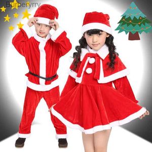 Thema Kostüm Baby Jungen/Mädchen Weihnachtsmann Weihnachtsmann Set Kleidungsset Kinder Neujahr Kleidungsset Kinder MädchenL231010