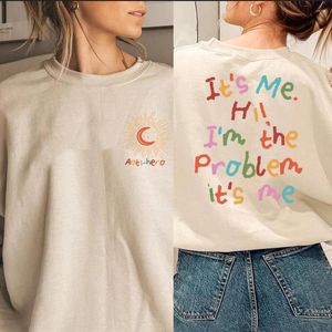 Women's Hoodies It's Me Hi I'm The Problem Sweatshirt Anti Hero Hoodie Eras Tour Music Sweater Trendy 2 Side Print Crewneck Sweatshirts