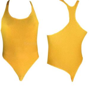 Men's Body Shapers Mens Thong Bodysuit Breathable Nylon Spandex Shaping Leotard207S