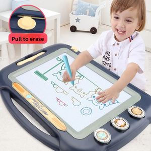 Clipboards Kids Big Size Erasable Magnetic Writing Ritning målning Brädet Set Montessori Education Toys Baby Graffiti Board Ritning Tools 231007