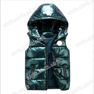 Designer Men's And Women's Waistcoat Autumn Winter Warm Down Vest Classic Parka Badge Brand Short Windbreaker Coat