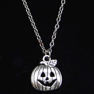 Other Fashion Accessories 20pcs New Fashion Necklace 18x15mm Pumpkin Jack Lantern Halloween Pendants Short Long Women Men Colar Gift Jewelry Choker Q231011