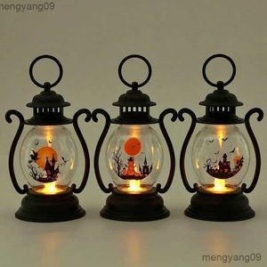 Other Festive Party Supplies Halloween Decorations Retro Kerosene Lamp Halloween Hanging Small Oil Lamp Lantern Christmas Crafts Christmas Things R231011