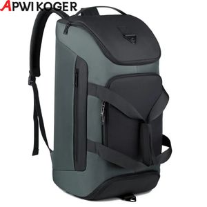 Duffel Bags Gym Bag With Shoe Compartment Wet Pocket Waterproof Weekender Overnight Lightweight For Women Män Travel Workout Sport 231011