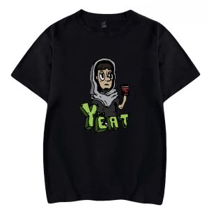 Erkekler Tişört Moda Rapçi Yeat Merch Komik Tshirt Erkek Yaz Gündelik Erkek Tişört Hipster hip-hop tişört tişört homme sokak kıyafetleri