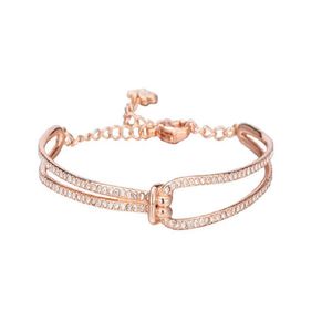 Bracelet Swarovski Designer Luxury Fashion Women Crystal Element Twisted Bracelet Love Knotted Bracelet Love Beloved Twisted Bracelet