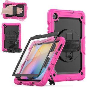 Hand Strap 360 Rotatable Kickstand Rugged Case For Lenovo Tab M10 HD Plus 10.3 K10 M10 2nd 3nd Gen 10.1 inch Shockproof Kids Tablet Cover+Shoulder Strap+Screen PET Film